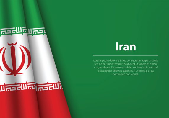 طرح پرچم ایران وکتور لایه باز
