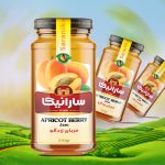 لیبل مربای زردآلو لایه باز