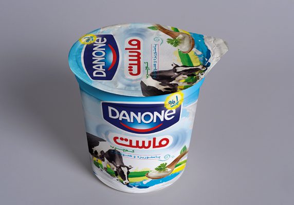 موکاپ ماست لیوانی 750 گرمی