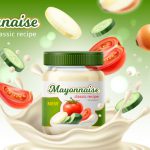وکتور لیبل سس مایونز شیشه