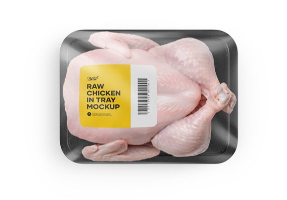 موکاپ بسته بندی مرغ