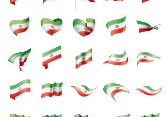 وکتور لایه باز پرچم ایران