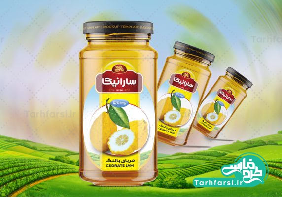 لیبل مربای بالنگ لایه باز
