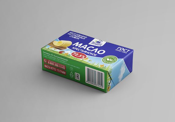 موکاپ کره پاستوریز و گیاهی