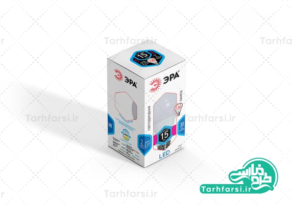 موکاپ جعبه لامپ LED