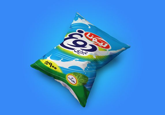 موکاپ دوغ پاکتی و شیر پاکتی