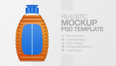 قالب پیش نمایش ظرف عسل