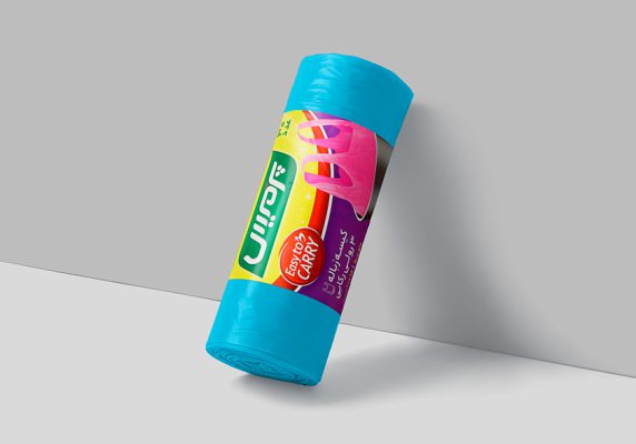 موکاپ کیسه زبالی رولی