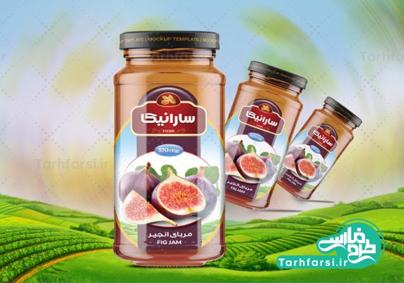 مربای انجیر لیبل لایه باز