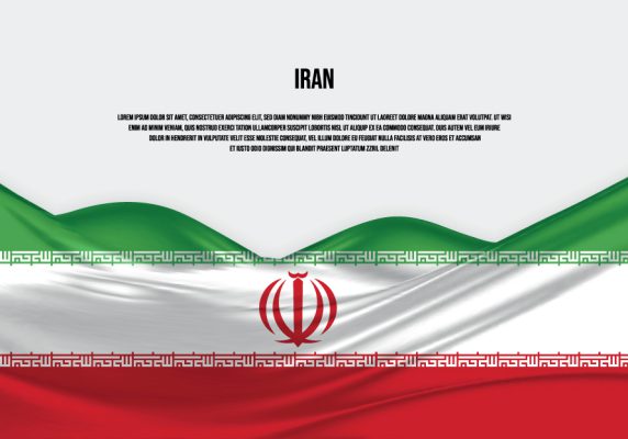 وکتور پرچم ایران قابل ویرایش