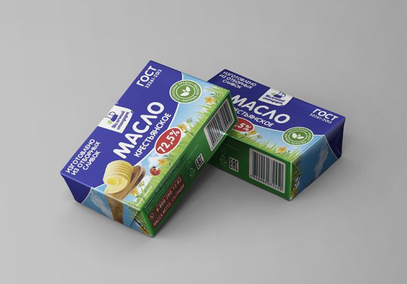 موکاپ بسته بندی کره و مارگارین