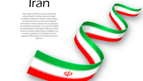 تصویر وکتور پرچم ایران لایه باز