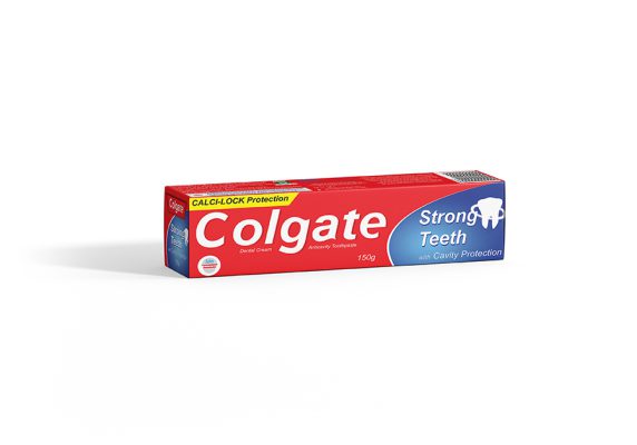 موکاپ جعبه بسته بندی خمیردندان