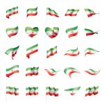 وکتور لایه باز پرچم ایران