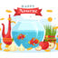 وکتور لایه باز سفره هفت سین