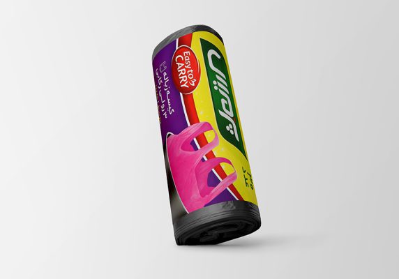 موکاپ کیسه زباله رولی