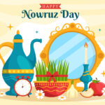 وکتور لایه باز سفره هفت سین