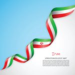 وکتور پرچم ایران لایه باز
