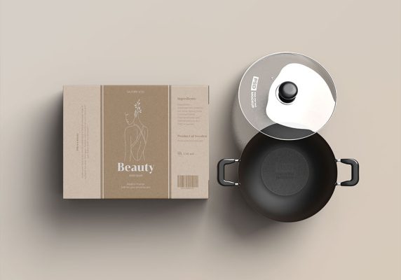 موکاپ جعبه ماهیتابه