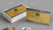 کارت ویزیت لایه باز آژانس تاکسی