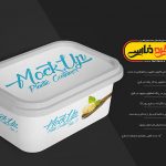طرف سه بعدی لیبل پنیر