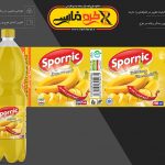 لیبل آبمیوه موز لایه باز