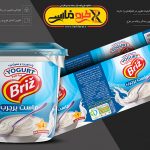 لیبل لایه باز ماست پرچرب