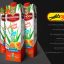 آبمیوه آلوئه ورا با طعم هلو لیبل لایه باز