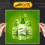 وکتور لیبل ضدعفونی کننده دست